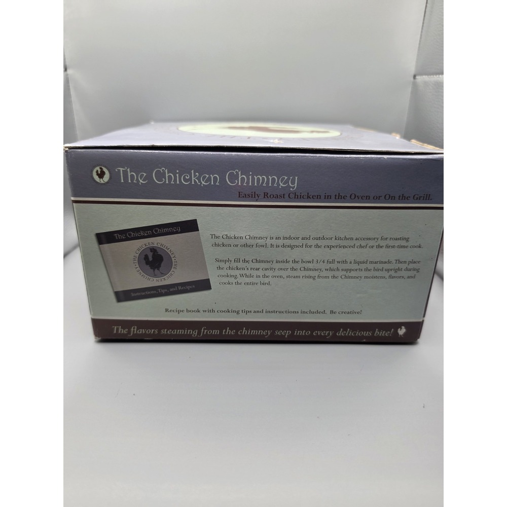 The Chicken Chimney Simonton Ceramic Chicken Roaster Oven Grill Thailand w/ Box - Picture 7 of 16